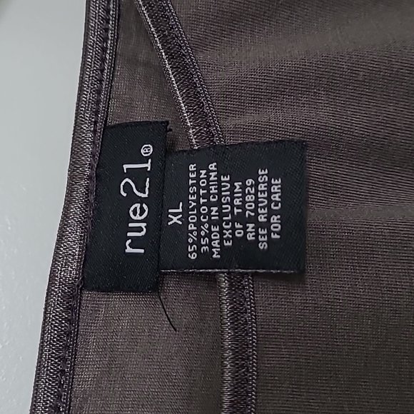 Rue21 XL charcoal and silver sequin tank top - Picture 2 of 8